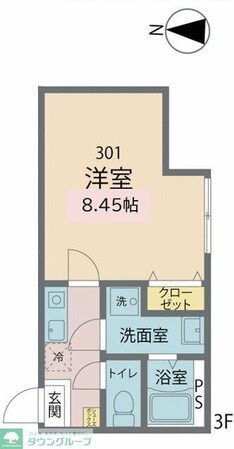 カインドネス鷹の台の物件間取画像